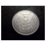 1890 O Morgan Silver Dollar