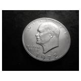 1972 S Eisenhower Silver Dollar