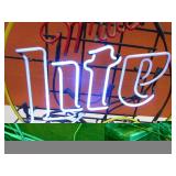 Miller Lite Neon Sign 32"x36"