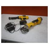DeWalt 18v Grinder & Caulk Gun