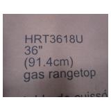 36" Gas Range Top