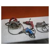 Saw, Drill, Sander, Screw Gun