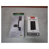 Entry Door Handle & Touchpad Electronic Deadbolt