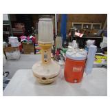 Work Light & Water Cooler