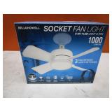 Ceiling Light Socket Fan/Light