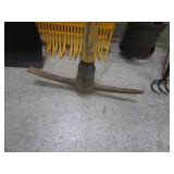 Extendable Post Auger, Pick Axe & Misc Hand Tools