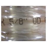 Spool of 1/2" ID 5/8" OD Clear Tubing