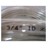 Spool of 3/4" ID 1" OD Clear Tubing