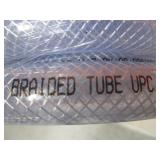 Spool of 5/8" ID 7/8" OD Braided Clear Tubing