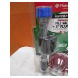 (3) Toilet Fill Valves & Flappers