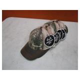 (6) Camo Mesh Back Hats