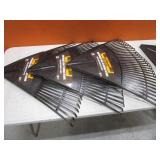(4) Leaf Rake Heads