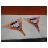 (2) Leaf Rake Heads