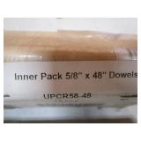 (75) 5/8"x48" Dowels/Stakes