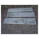 (3) Alum Step Plates 12 1/2"x5