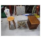 Barstools & End Table