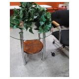 Chair, Ottoman, End Table