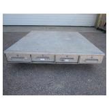 Alum Truck Bed Tool Box 48"x50"x6"