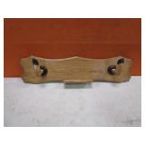Deer Foot Gun Rack/Coat Rack 9"x36"