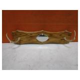 Deer Antler Gun Rack/Coat Rack 9"x36"