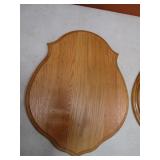 (3) Taxidermy Head Mount Plaques 16"x20"