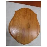 (2) Taxidermy Head Mount Plaques 20"x24"