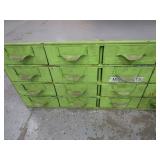24 Drawer Parts Cabinet 34"x18"x11"