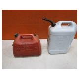 5gal Gas Jug & 6 1/2gal Water Jug