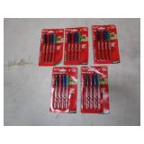 (5) Packs of 8 Milwaukee Inkzall Jobsite Markers