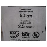 (2) Bathroom Ventilation Fan/Light