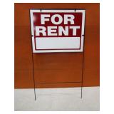 (5) For Rent Yard Signs