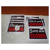 (30) Open/Closed Signs