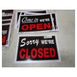 (30) Open/Closed Signs