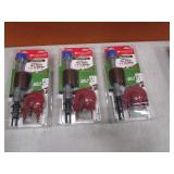 (3) Toilet Fill Valves & Flappers