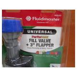 (3) Toilet Fill Valves & Flappers