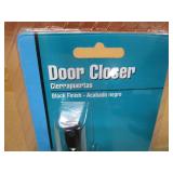 (10) Door Closers Black