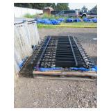 STEEL ORNAMENTAL FENCING - NEW - NEVER INSTALLED - MATCHES LOT 103