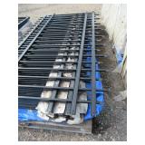 STEEL ORNAMENTAL FENCING - NEW - NEVER INSTALLED - MATCHES LOT 103