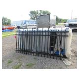 STEEL ORNAMENTAL FENCING - NEW - NEVER INSTALLED - MATCHES LOT 102