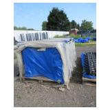 STEEL ORNAMENTAL FENCING - NEW - NEVER INSTALLED - MATCHES LOT 102