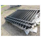 ALUMINUM ORNAMENTAL FENCE  PANELS - NEW - NEVER INSTALLED