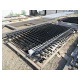 STEEL, ORNAMENTAL FENCE PANELS - NEW - NEVER INSTALLED
