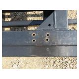 STEEL, ORNAMENTAL, DOUBLE DRIVE GATE - INSTALLED BUT REMOVED FROM SERVICE