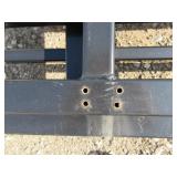 STEEL, ORNAMENTAL, DOUBLE DRIVE GATE - INSTALLED BUT REMOVED FROM SERVICE