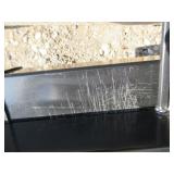 STEEL, ORNAMENTAL, DOUBLE DRIVE GATE - INSTALLED BUT REMOVED FROM SERVICE