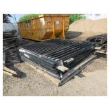 STEEL ORNAMENTAL FENCE PANELS -  NEW- NEVER INSTALLED