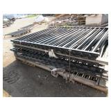 STEEL ORNAMENTAL FENCE PANELS -  NEW- NEVER INSTALLED