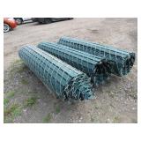 GALVINIZED, CHAIN LINK FENCE WITH PDS SLATS - LIKE NEW - NEVER INSTALLELD