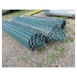 GALVINIZED, CHAIN LINK FENCE WITH PDS SLATS - LIKE NEW - NEVER INSTALLELD