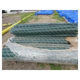 GALVANIZED, CHAIN LINK FENCE WITH PDS SLATS, LIKE NEW - NEVER INSTALLED